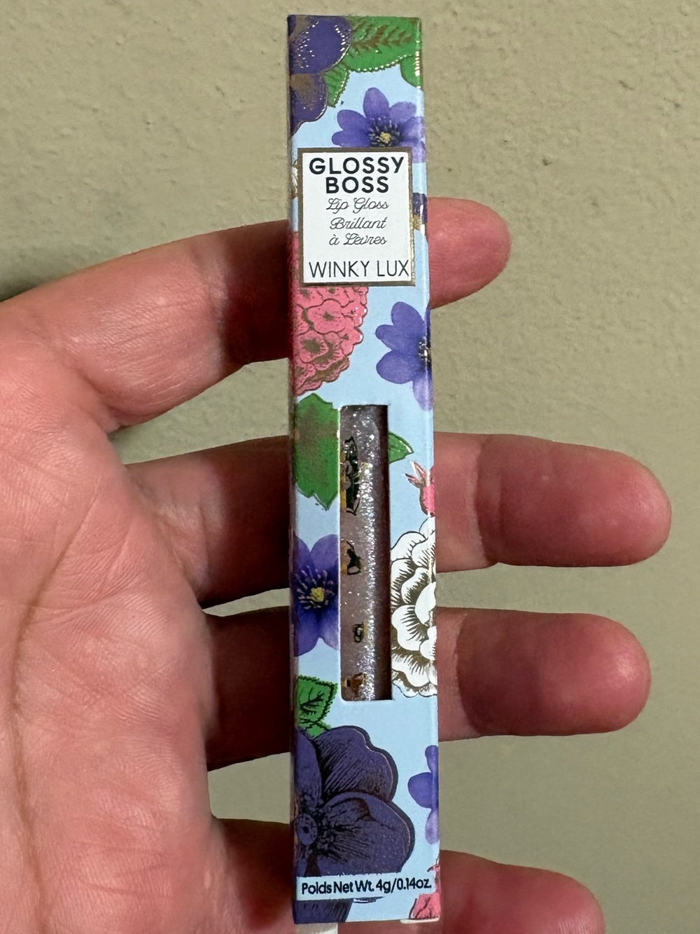 Winky Lux Glossy Boss Lip Gloss in Birthday
Cake Shimmery Pink Brand New Unused